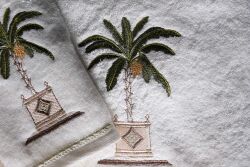 PALM 30X50 CM HAVLU KREM - 3