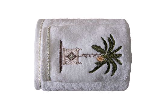 PALM 30X50 CM HAVLU KREM - 4