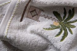 PALM 50X90 CM HAVLU ACIK BEJ - 2