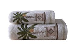 PALM 50X90 CM HAVLU KREM - 5