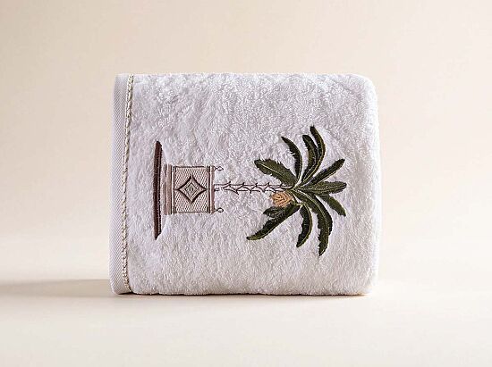 PALM 50X90 CM HAVLU KREM - 2