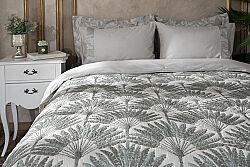 PALMOSS YATAK ÖRTÜSÜ ÇK. 260X260 CM EKRU-YEŞİL - KERVAN