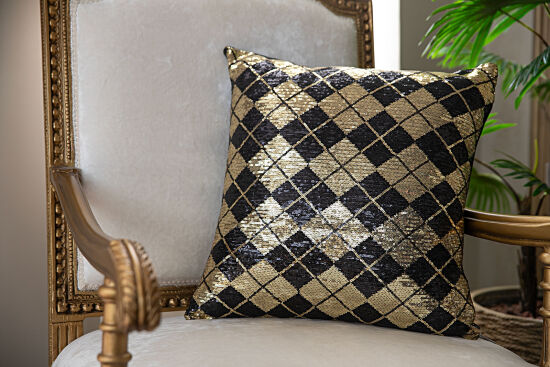 PAYENSA KIRLENT 45x45 SİYAH-GOLD - 2