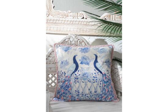 PEACOCK-1 KIRLENT (AC1085) MAVİ 50x50cm - 3