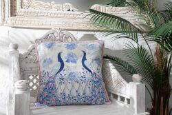 PEACOCK-1 KIRLENT (AC1085) MAVİ 50x50cm - 2