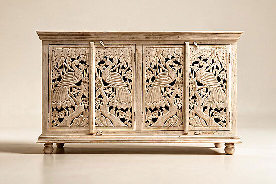 PEACOCK KONSOL 2 KAPAKLI BEYAZ 41x163x91cm TK-13335-TK-13205-TK-012505-MH-TK-197-TK-013275-TK-013386-TK-013335-TK-013942-TK-013395 - 1