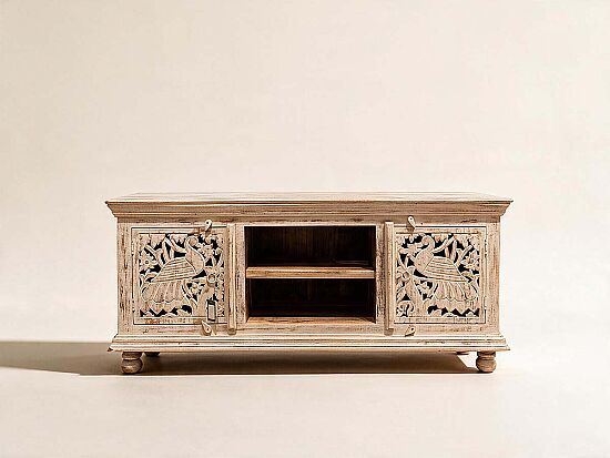 PEACOCK TV ÜNİTESİ BEYAZ 41x152x66cm TK-13334-TK-13204-TK-012504-MH-TK-196-TK-013274-TK-013334-TK-013385-TK-013941-TK-013394 - 1