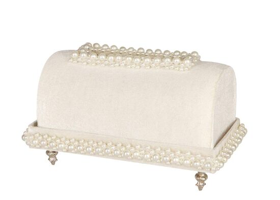 PEARL KAGIT HAVLULUK KREM 25x13x16 cm