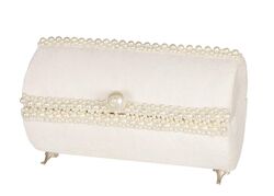 PEARL MUCEVHER KUTUSU KREM 34x16x16,5 cm - Thumbnail