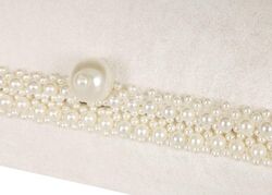 PEARL MUCEVHER KUTUSU KREM 34x16x16,5 cm - Thumbnail