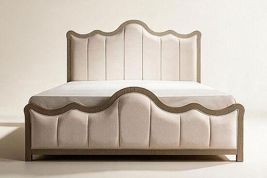 PEARL YATAK+2 KOMODİN KREM 180x200cm (TISAGE) - 2