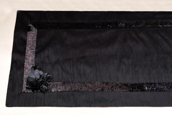 PERONTE RUNNER SIYAH 40x140cm