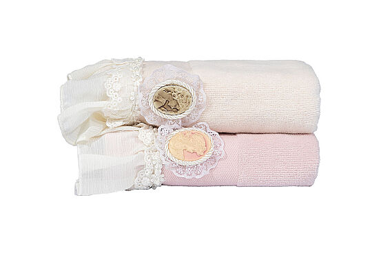 PİANSO 30x50 2 Lİ HAVLU G.KURUSU-BEJ - 1