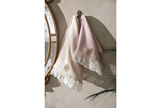 PİANSO 30x50 2 Lİ HAVLU G.KURUSU-BEJ - 5