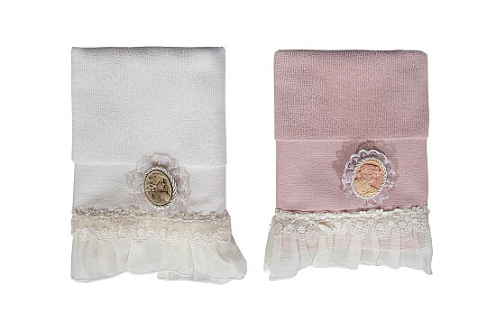 PİANSO 30x50 2 Lİ HAVLU KREM-PUDRA - 2