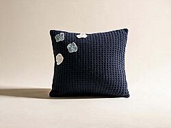 PİKE DESEN KIRLENT 45X45 LACIVERT - HOME SWEET HOME