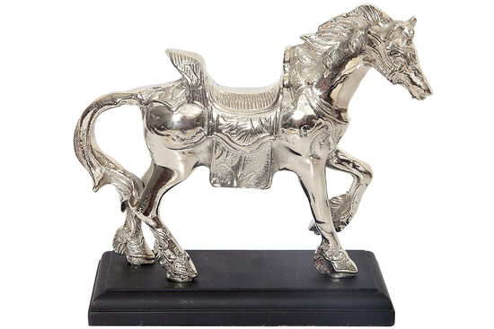 PM-16832-NK DEKORATIF AT GUMUS 25.5x10x24cm - 4