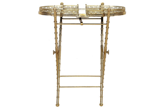PM-18292-GLD TEPSILI SEHPA AYNALI ALTIN 86.36x51x111.76cm - 7