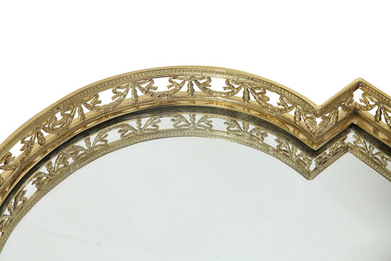 PM-18292-GLD TEPSILI SEHPA AYNALI ALTIN 86.36x51x111.76cm - 3