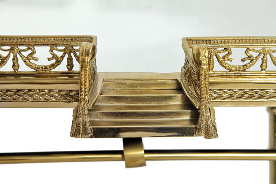 PM-18292-GLD TEPSILI SEHPA AYNALI ALTIN 86.36x51x111.76cm - 4