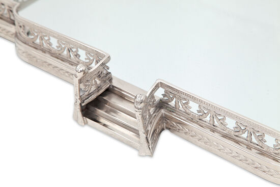 PM-20944-L BUYUK AYNALI TEPSI GUMUS 103x51x8cm - 3