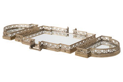 PM-20944-L-GLD BUYUK AYNALI TEPSI GOLD 103x51x8cm - 2