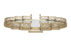 PM-20944-S-GLD AYNALI TEPSI GOLD 55x40x8cm - KERVAN