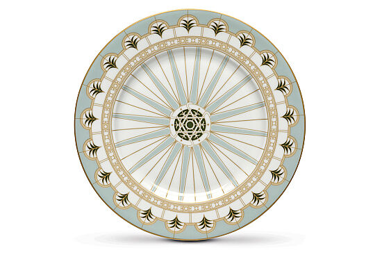 PM0122 RST1 Porselen Pasta Tabağı Ø 19,5 cm - Versiyon B - 1