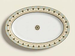 PM0132 RSTA Porselen Oval Sunumluk 36 x 24,5 cm - KERVAN