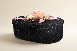 POLENTI BUYUK KUTU SIYAH 30x20x12 cm - KERVAN