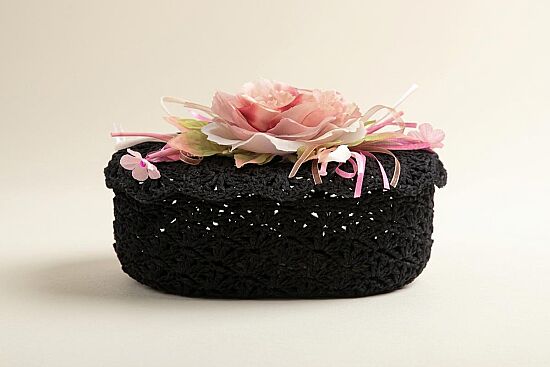 POLENTI KUCUK KUTU SIYAH 21.5x14x8.5 cm - 1