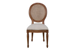 KERVAN - PONTY HAZERANLI KOLSUZ SANDALYE KREM 50x50x102cm