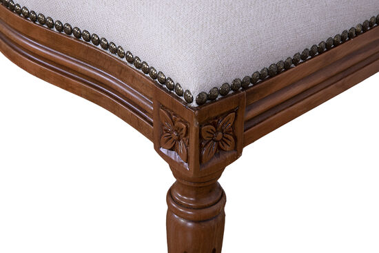PONTY HAZERANLI KOLSUZ SANDALYE KREM 50x50x102cm
