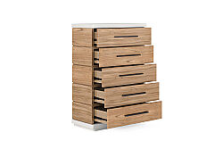 PORTİCO ŞİFONYER 5 ÇEKMECE KAHVE 46x137x96cm 323150-3351 - 5