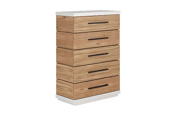 PORTİCO ŞİFONYER 5 ÇEKMECE KAHVE 46x137x96cm 323150-3351 - 4
