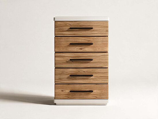 PORTİCO ŞİFONYER 5 ÇEKMECE KAHVE 46x137x96cm 323150-3351 - 1