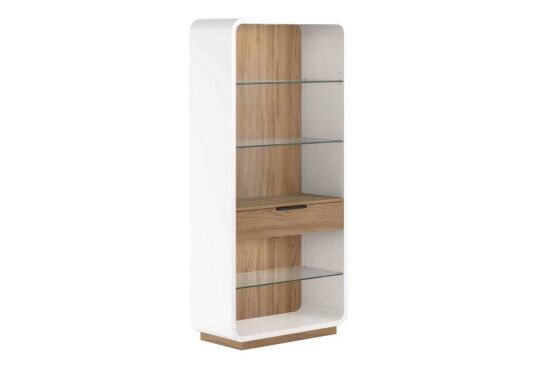 PORTICO VİTRİN CAMLI KREM 41x91x193cm 323401-3351 - 1