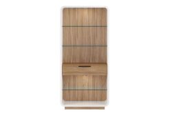 PORTICO VİTRİN CAMLI KREM 41x91x193cm 323401-3351 - 3