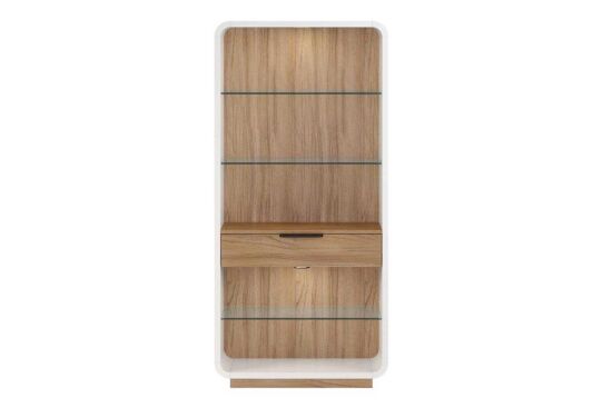 PORTICO VİTRİN CAMLI KREM 41x91x193cm 323401-3351 - 3