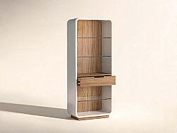 PORTİCO VİTRİN CAMLI KREM 41x91x193cm 323401-3351 - 2