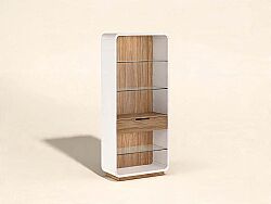 PORTİCO VİTRİN CAMLI KREM 41x91x193cm 323401-3351 - 