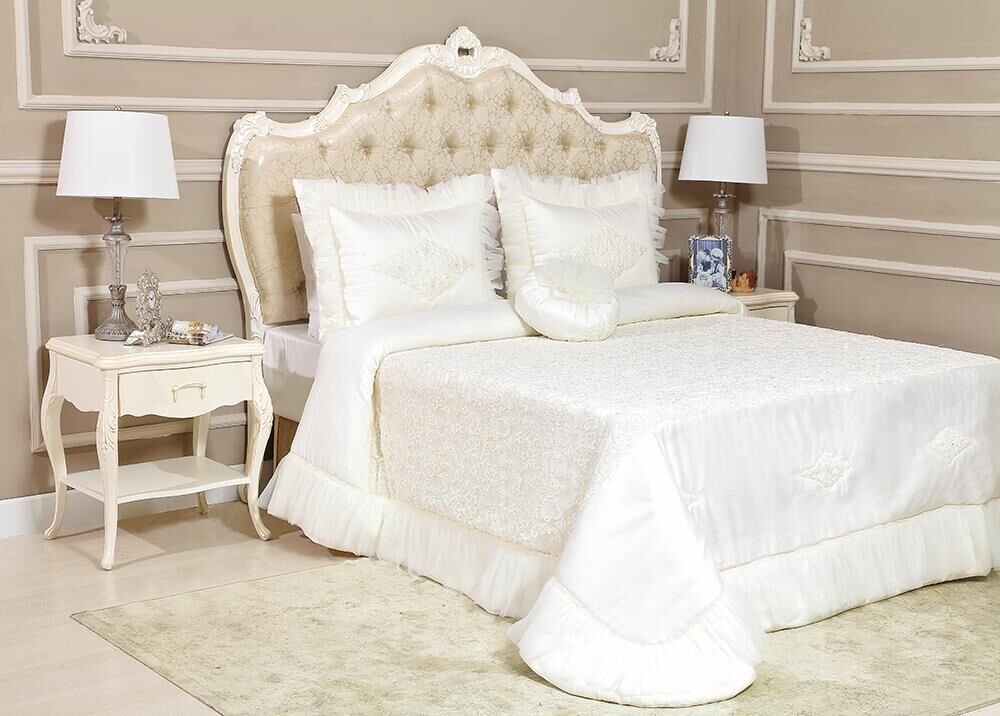 POSEIDON YATAK ORTUSU EKRU CK 270x270xcm 4 PRC Kervan Mobilya