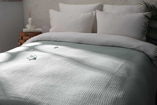 PREMİUM YATAK ÖRTÜSÜ ÇK. 240X250 CM A.YEŞİL - 2