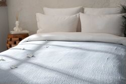 PREMİUM YATAK ÖRTÜSÜ ÇK. 240X250 CM MAVİ - 2