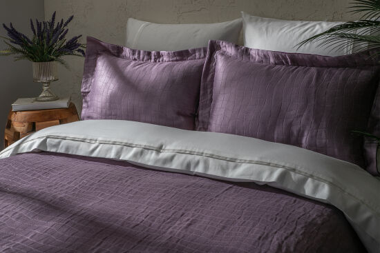 RAMSA PİKE-YATAK ÖRTÜSÜ 240x250 3 PRC LİLA - 1