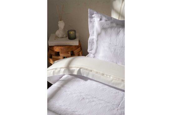 RASHA PİKE-YATAK ÖRTÜSÜ 170x240 2 PRC BEYAZ - 6