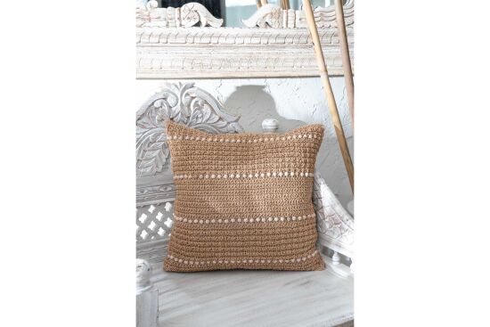 RASSA 45X45 CM KARE KIRLENT NATURAL - 3