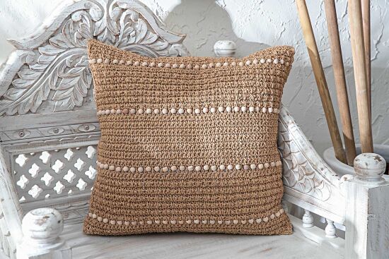 RASSA 45X45 CM KARE KIRLENT NATURAL - 2