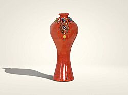 RENY BÜYÜK VAZO TURUNCU 19x38cm - KERVAN