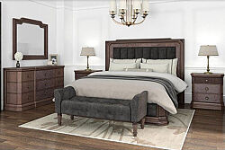 REVİVAL MARKİZ KAHVE 53x159x67cm 328149-1730 - 6